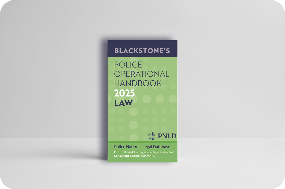 Blackstones Police Operational Handbook 2025